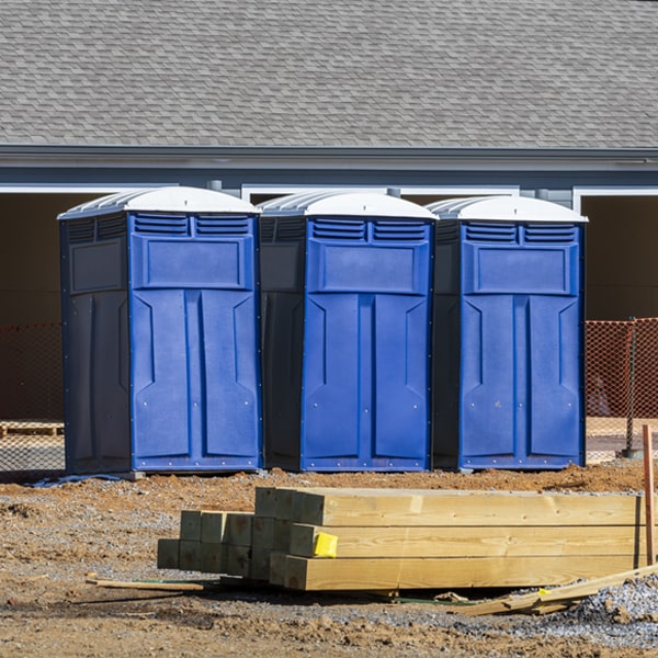 do you offer hand sanitizer dispensers inside the porta potties in Kramer ND